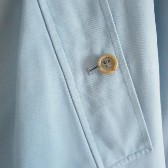 Burberry Light Blue Trench Coat - Picture 5 of 7